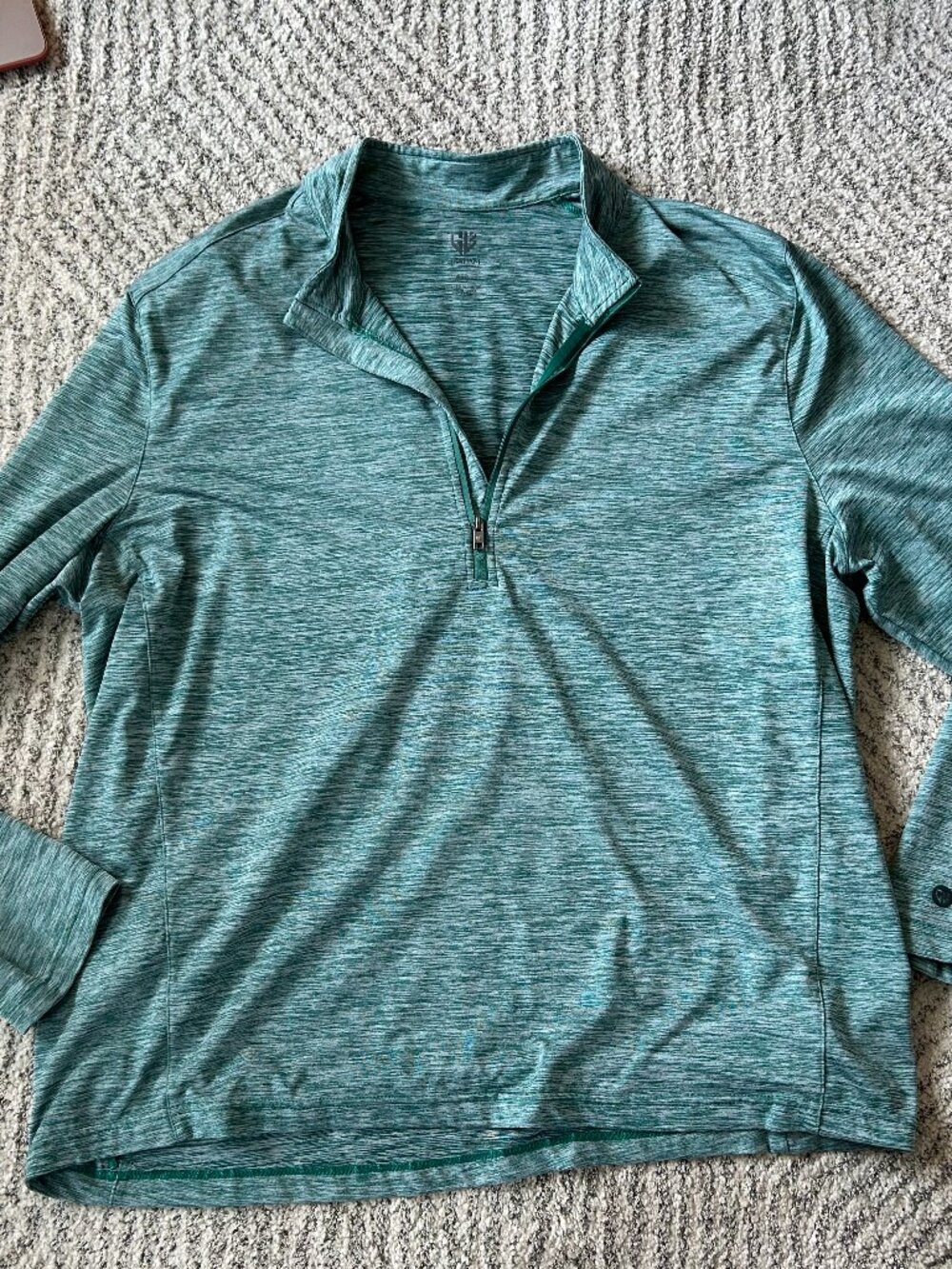Womens Athletic Teal Quarter-Zip!